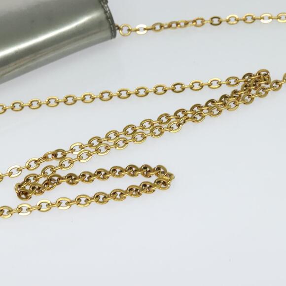 LOUIS VUITTON Vernis Pochette Louise PM Clutch Bag Silver - Picture 7 of 16